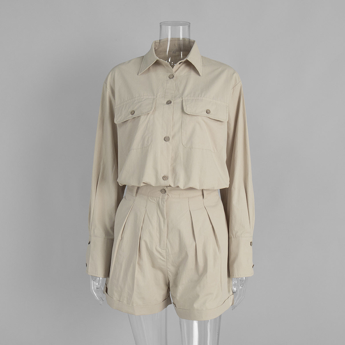 Cotton Loose-Fitting Breathable Casual Suit